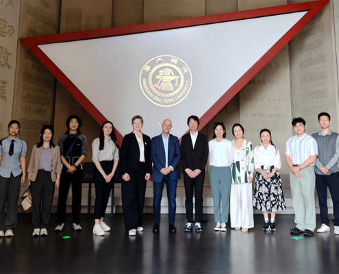 The PCST delegation and local organisers at Shanghai Jiao Tong University.