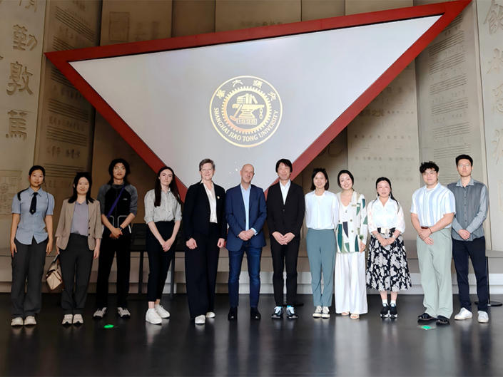 The PCST delegation and local organisers at Shanghai Jiao Tong University.